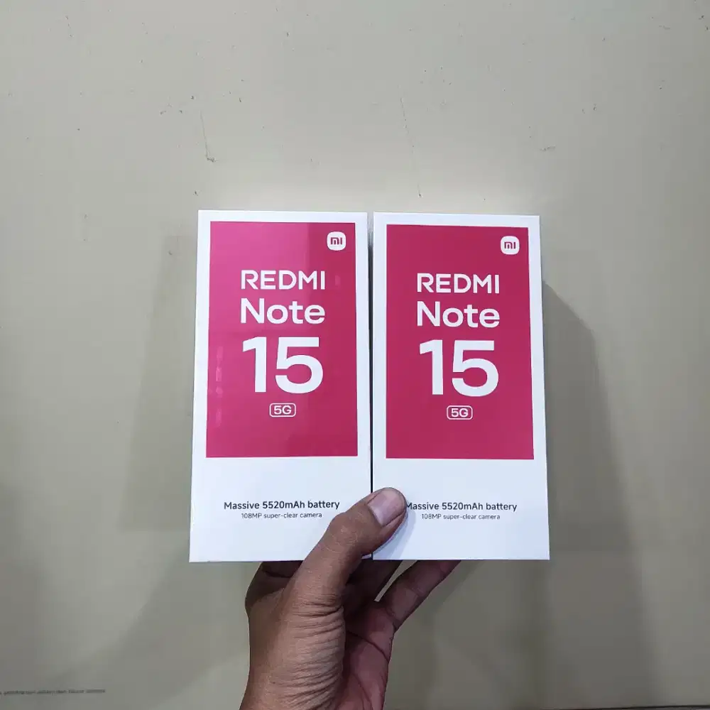 [ fast respon WA ] Xiaomi Redmi Note 15 5G 8/256 Garansi resmi 15bln