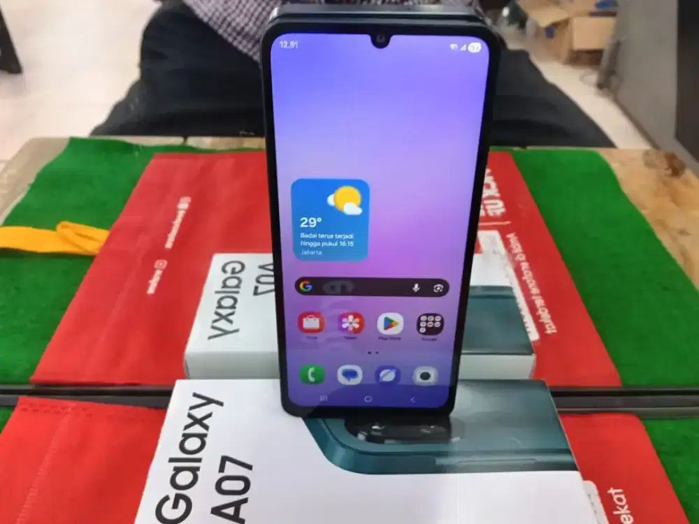 Samsung A07 Ram 8/256 gb lengka 1bln pke mulus no minus