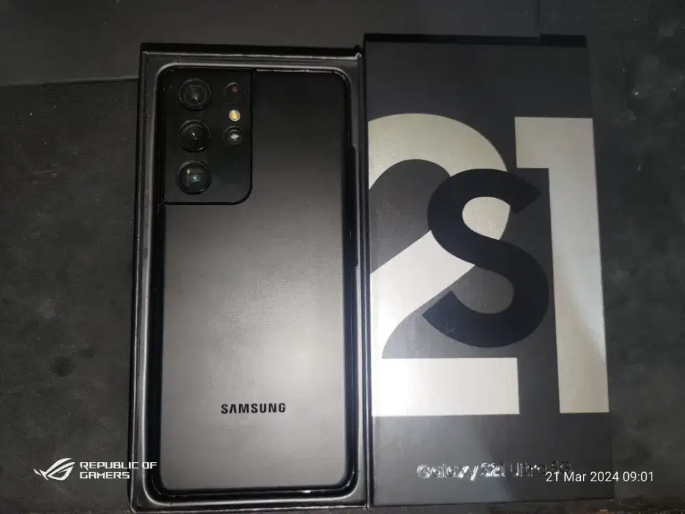 SAMSUNG S21 ULTRA 256GB FULLSET MULUS NOMINUS EX SEIN INDON