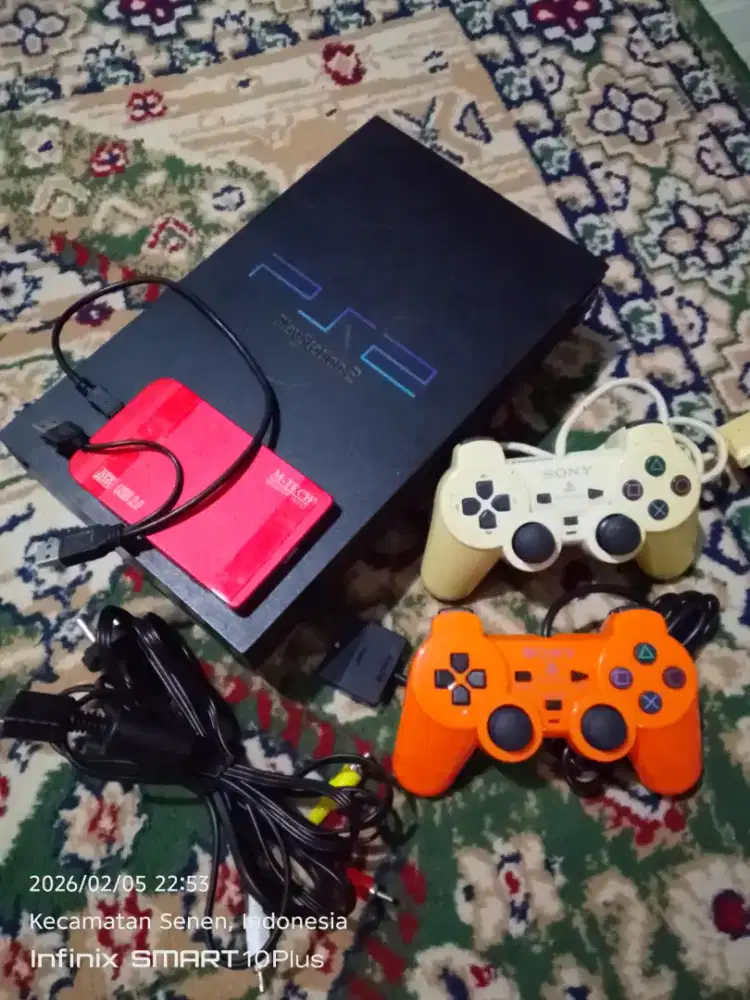 Ps2 FAT Mcboot tanam HDD 160GB ada 60 game siap pakai