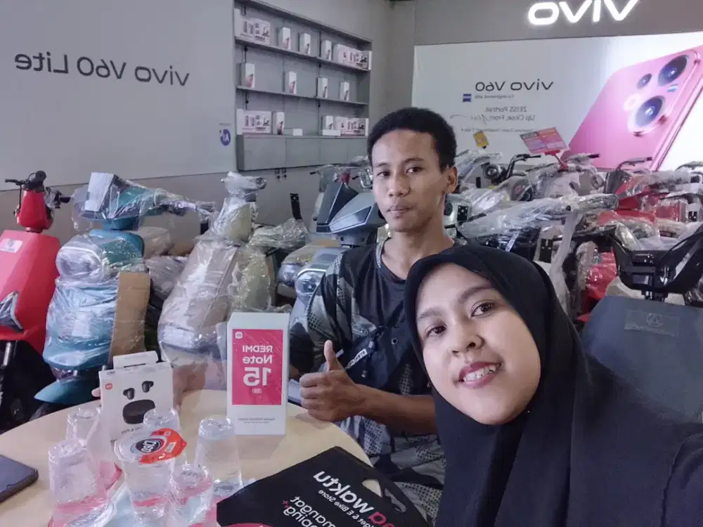 Redmi Note 15 5g ram 12/512 gratis headset bluetooth