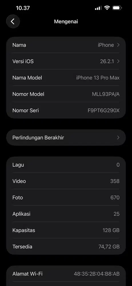 Iphone 13 pro max 128gb