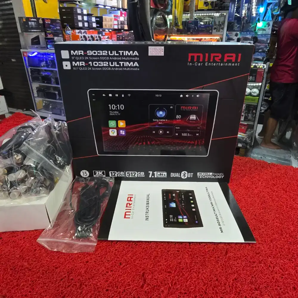 Head Unit Android MIRAI Z SERIES MR-1032 ULTIMA 12GB+512GB 2K 10 in