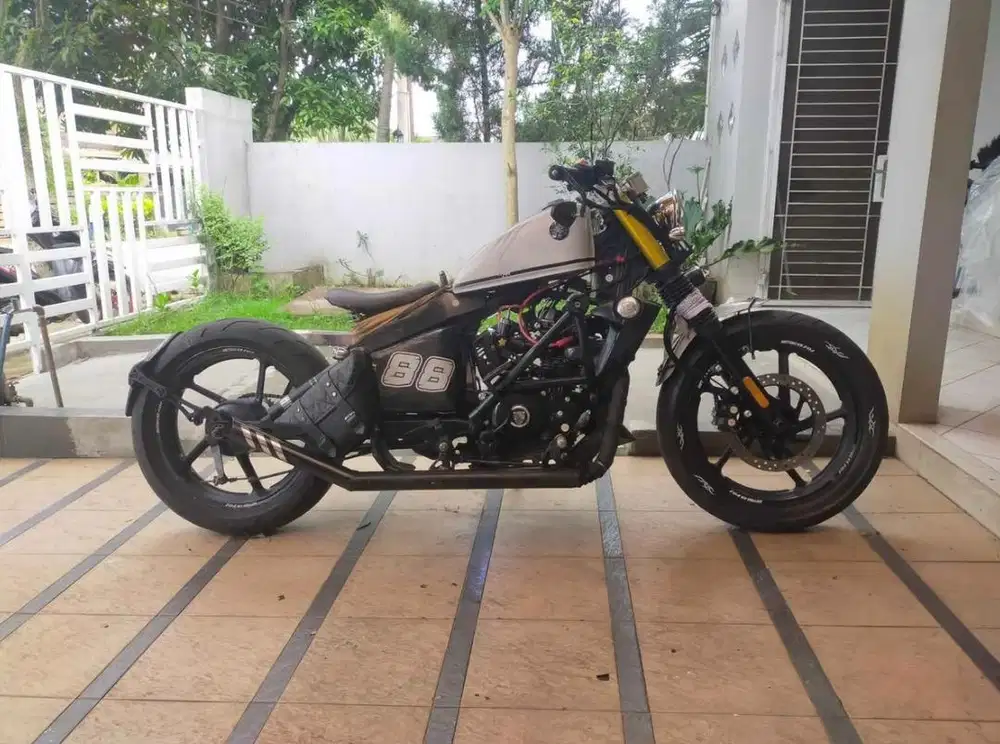 motor custom byson model harley davidson sportster 48