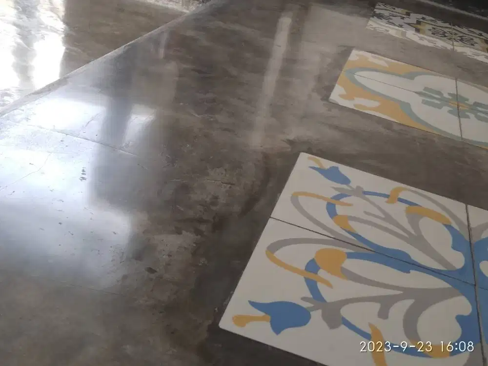 Dikson 10% JASA POLES LANTAI  Marmer-Teraso-Granit -Acian-Tegel