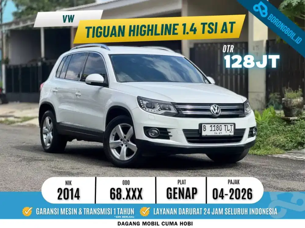 VW TIGUAN HIGHLINE 1.4 TSI 2014 Putih