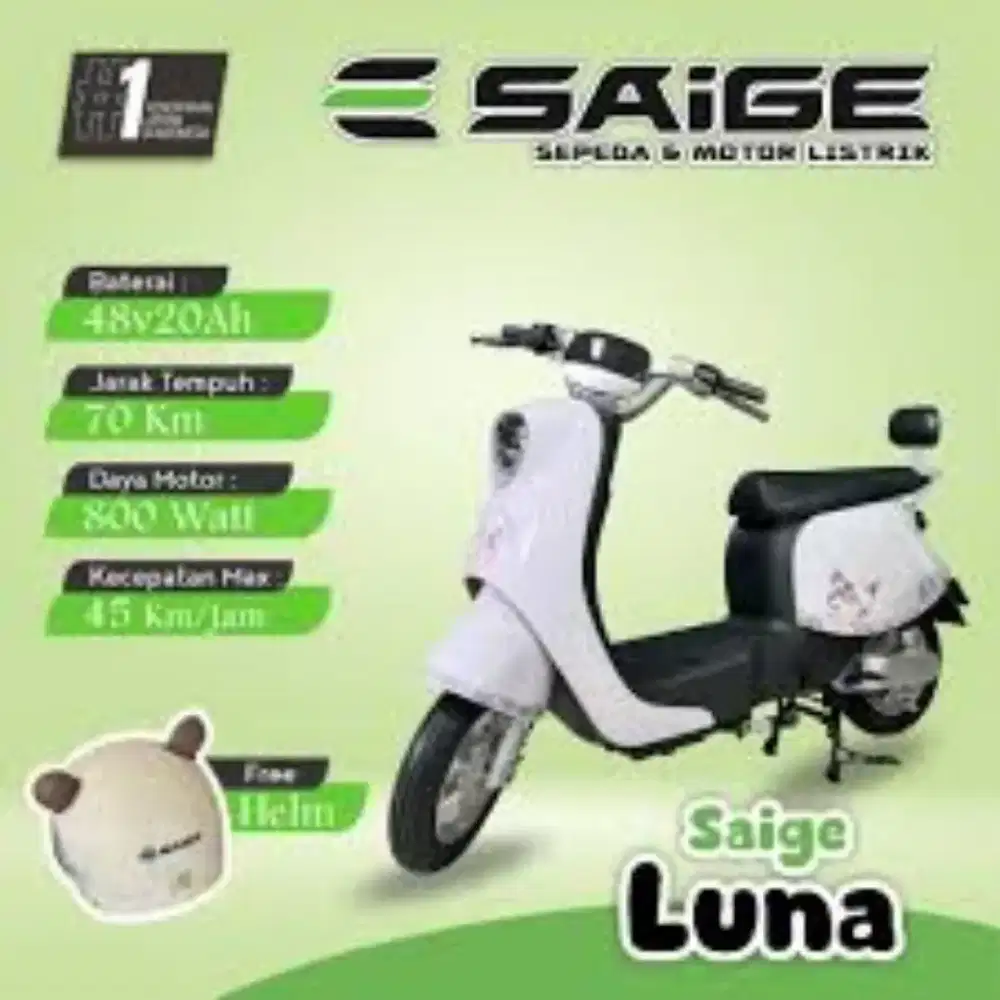 Sepeda Listrik Selis Saige Luna Pro Baru