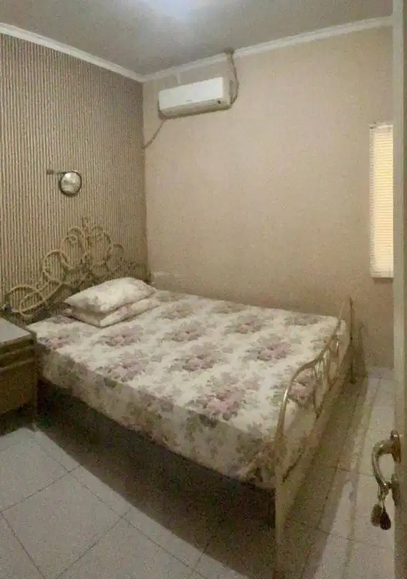 Dijual Ranjang Besi set dengan springbed
