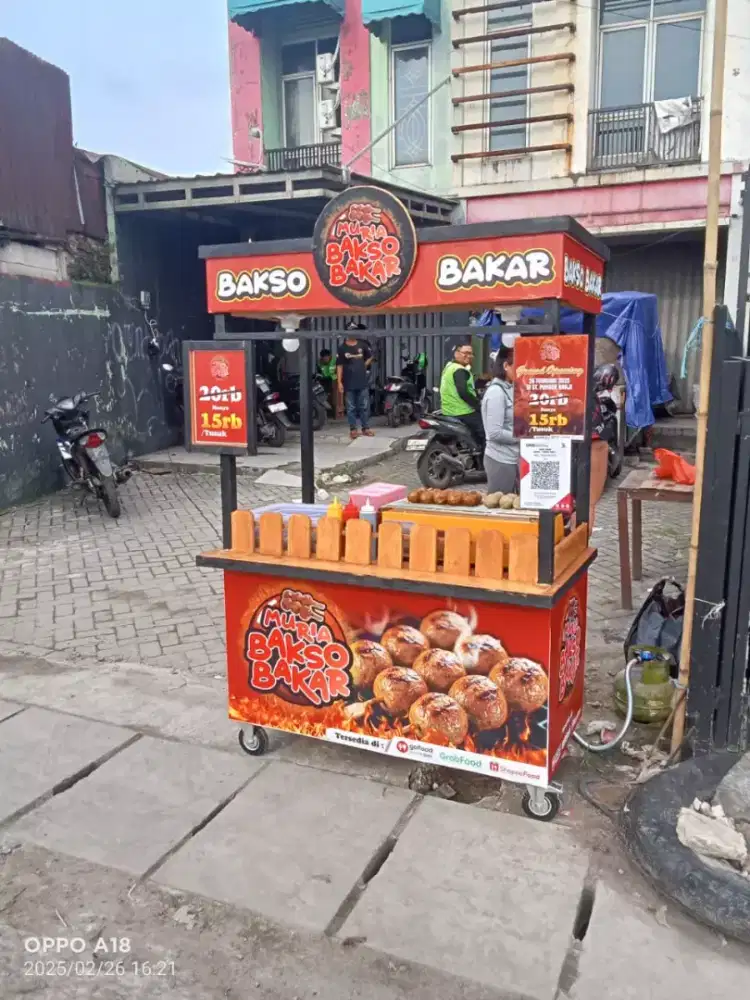 Paket HEMAT Kemitraan Usaha Bakso Bakar