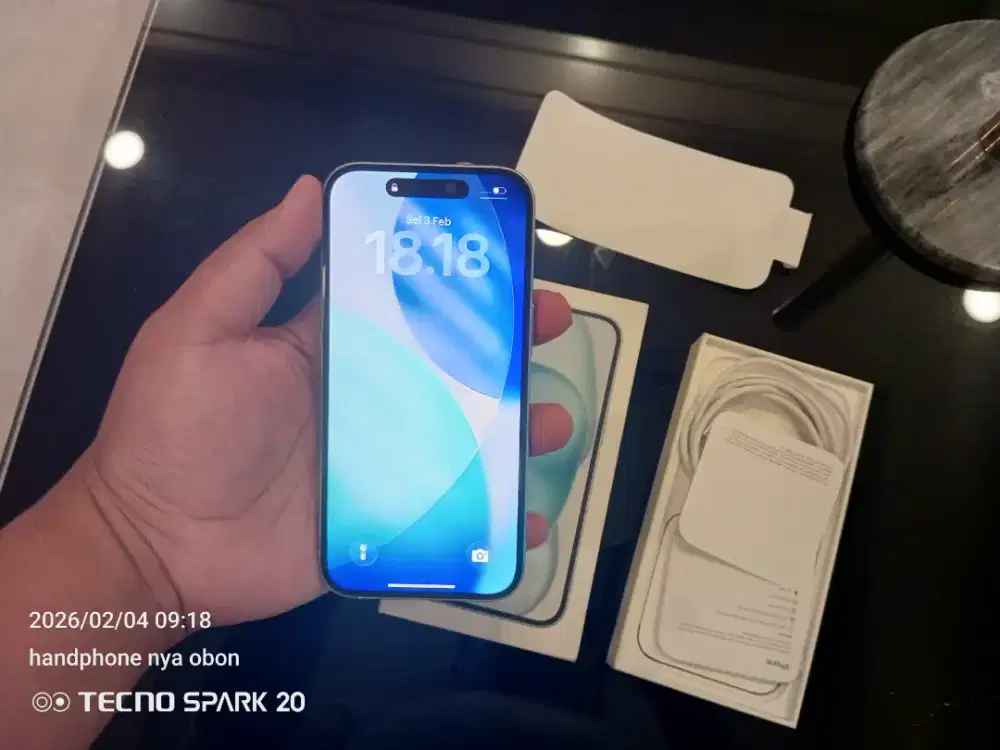 Jual cepat iPhone 15 128 open box