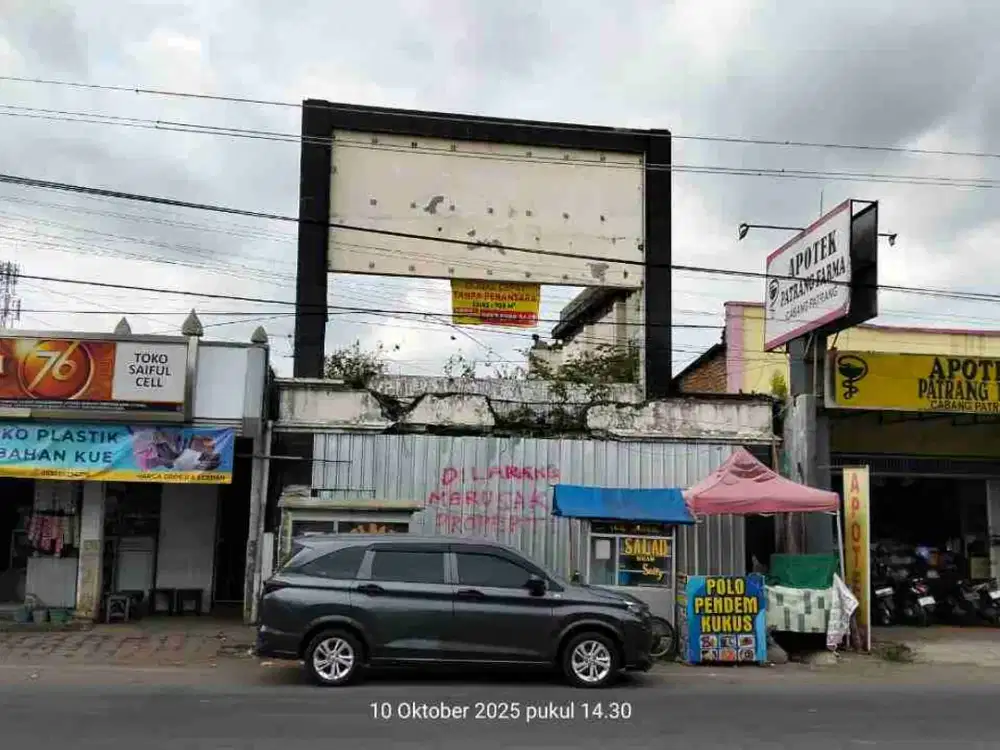 dijual via lelang aset macet ruang usaha patrang jember