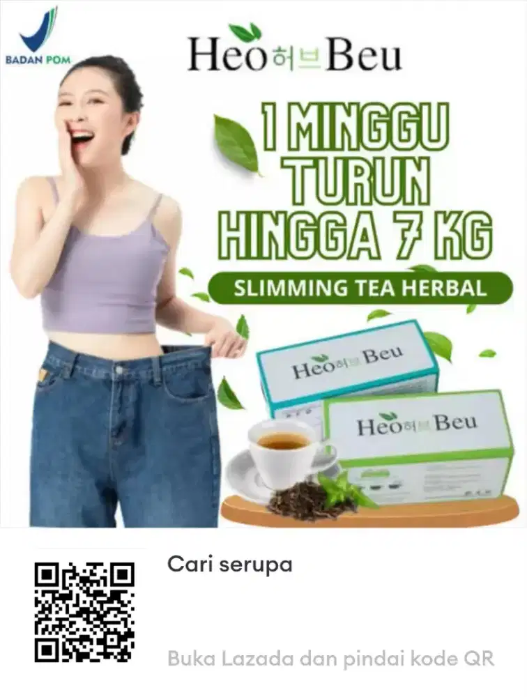 Teh Heo beu 1 Paket Day & Night - Heo beu Slimming Tea