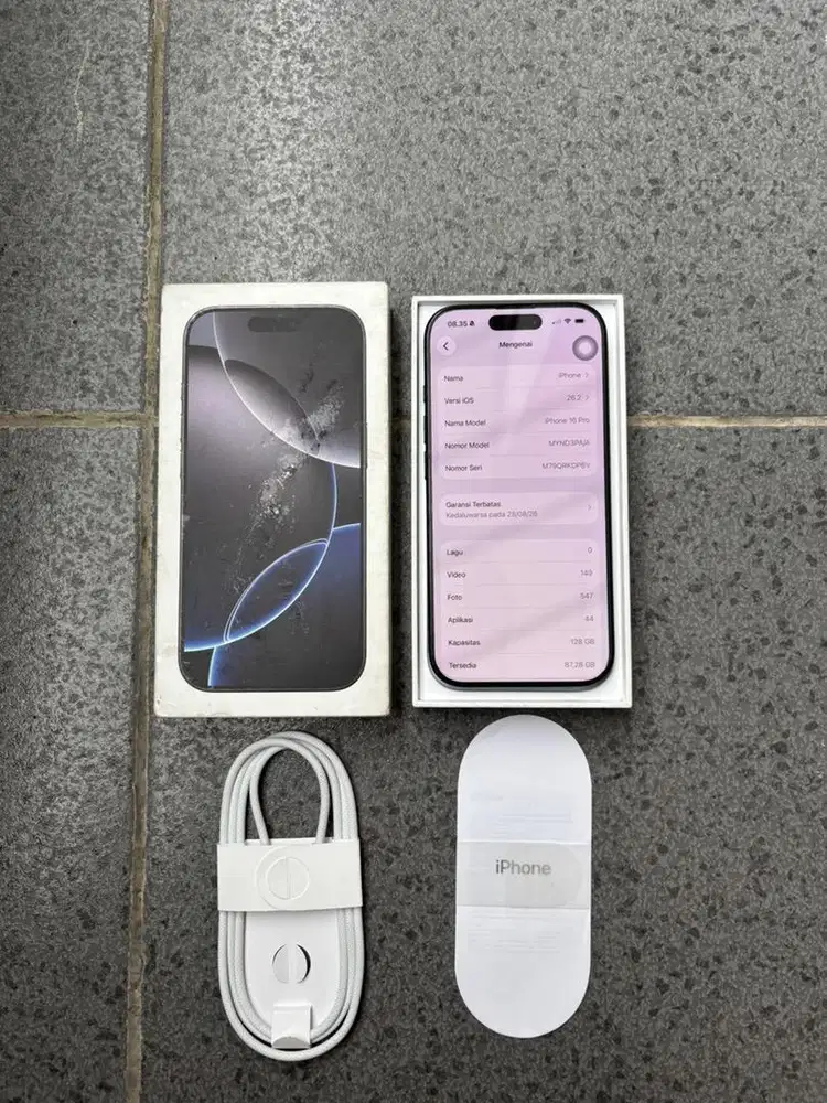 iPhone 16 Pro 128Gb iBox Black Titanium