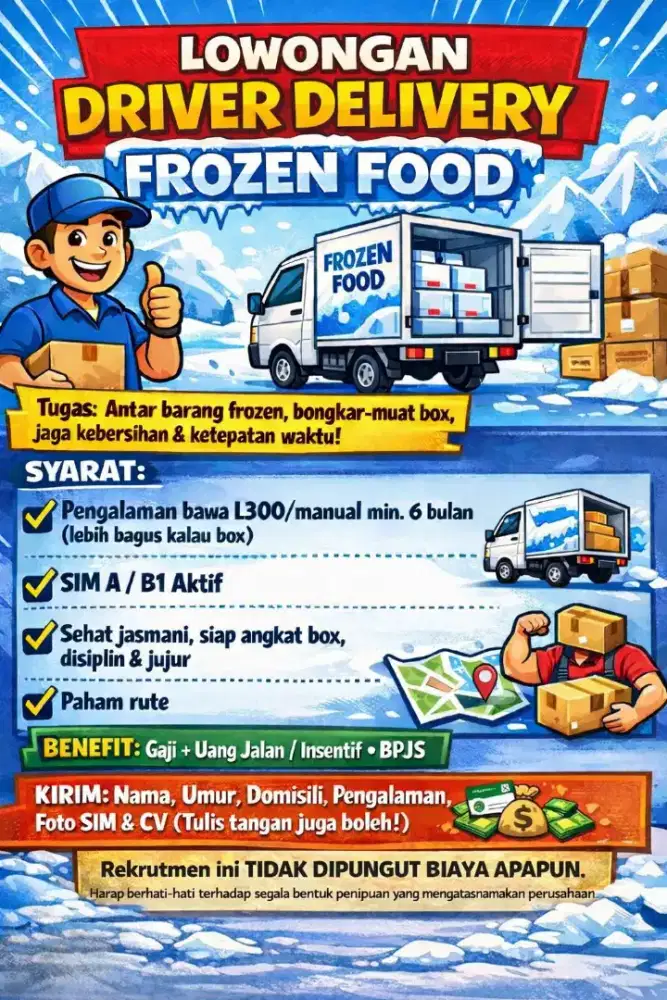 Loker Driver Gudang - BUTUH CEPAT