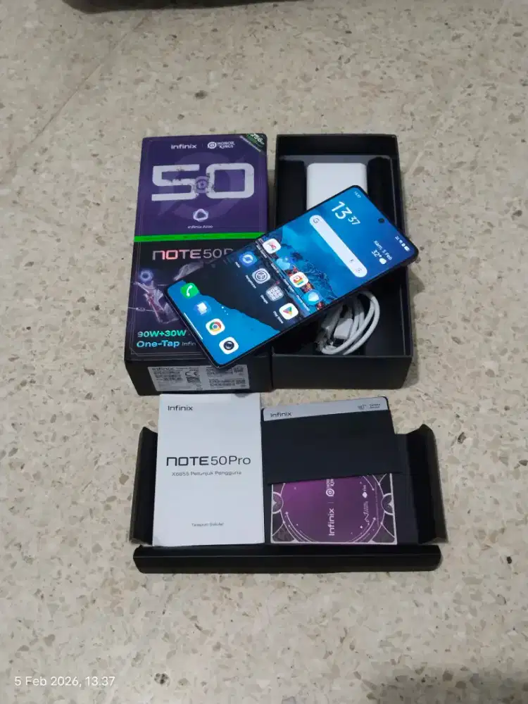 HP Infinix Note 50 Pro X6855
Ram 8+8 GB
Rom 256 GB