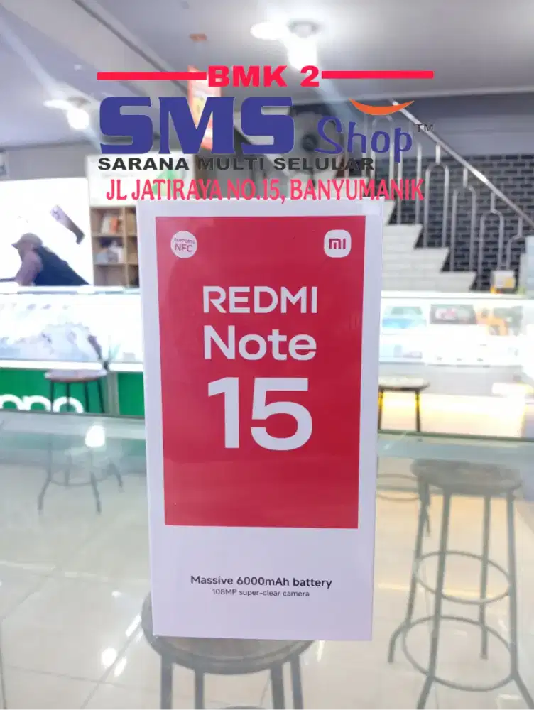 Redmi Note 15 8/128GB New Segel-Garansi Resmi-SMS Shop Banyumanik 2