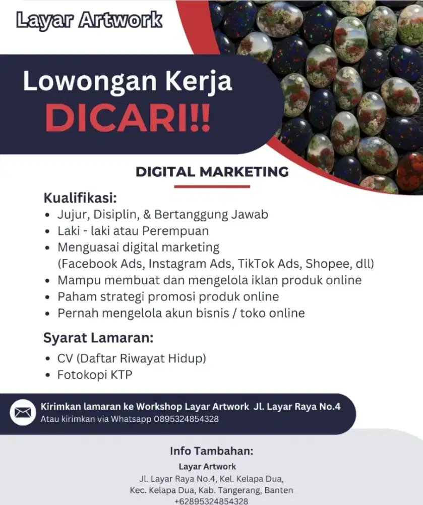 Dicari Digital Marketing
