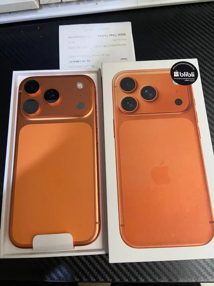 iphone 17 pro 512GB orange garansi ibox