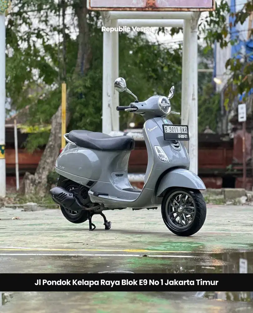 PIAGGIO VESPA LX125 IGET FACELIFT TH 2023 WARNA GREY MATERIA PERFECT C