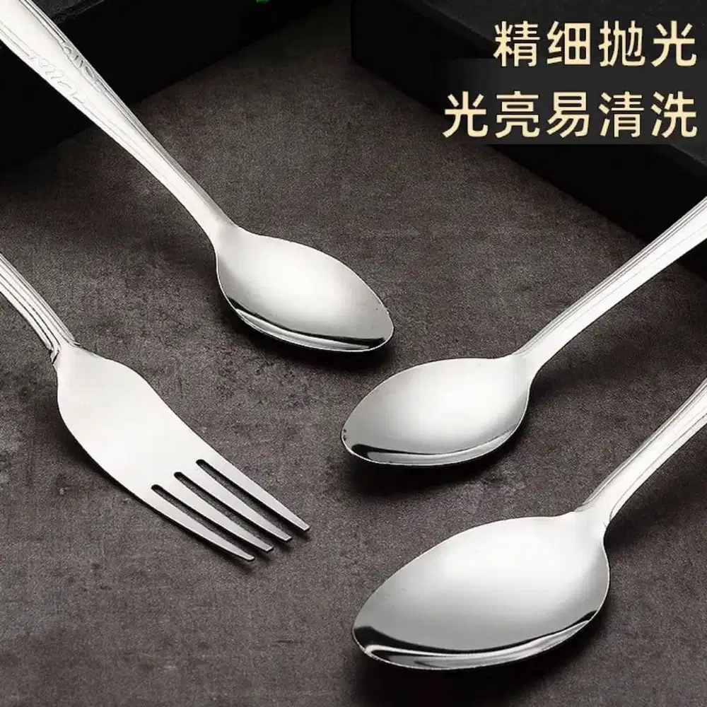 Sendok Garpu Stainless Isi 4 Pcs