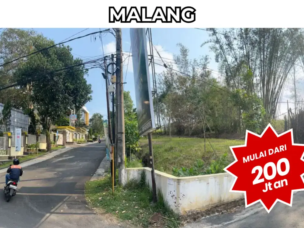 Tanah Murah Poros Jalan Selangkah Thursina Kota Malang