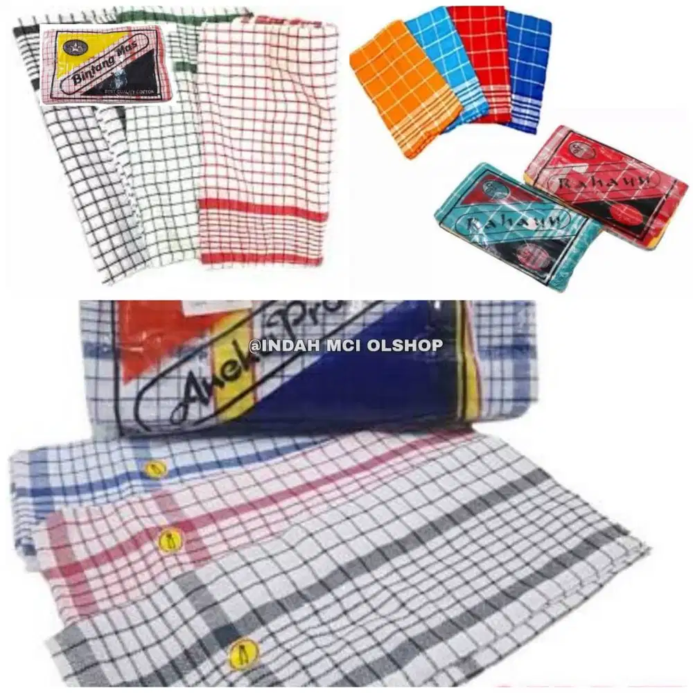 Kain Lap Serbet Kotak / Serbet Kain Lap Dapur