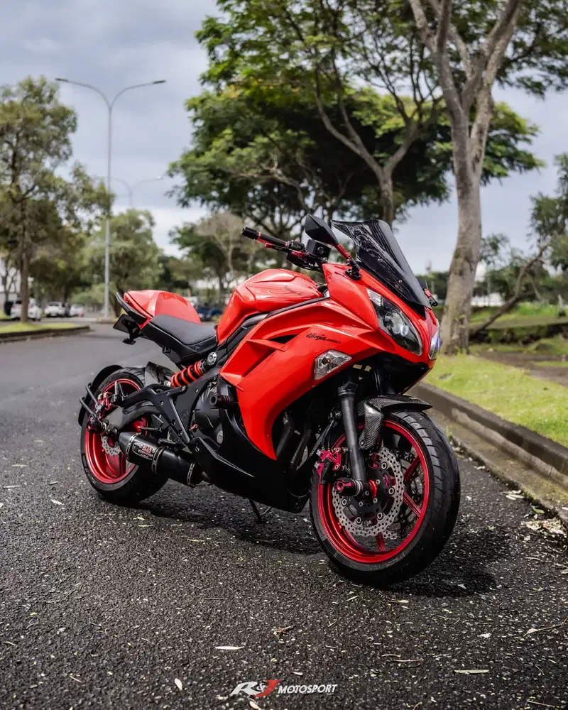 (Full Paper) Kawasaki ER6F ER6 Ninja 650 Nik 2012 Warna Merah Knalpot