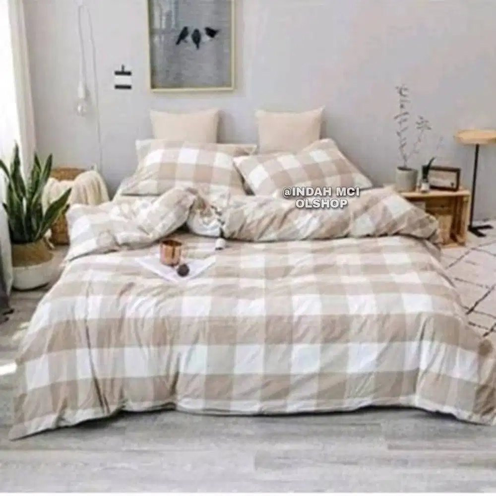 Sprei Homemade Motif Kotak