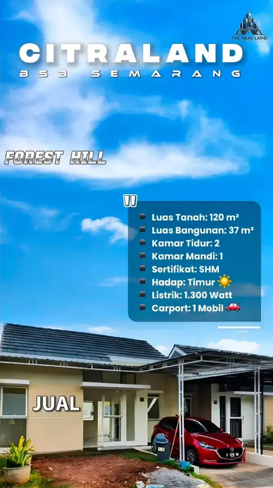 Rumah dijual FORESH HILL CITRALAND BSB SEMARANG