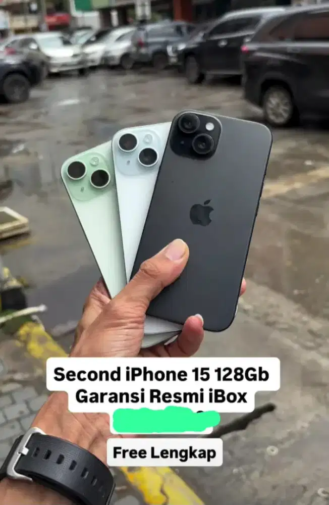 second iphone 15 128gb garansi resmi