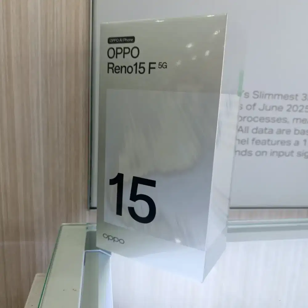 OPPO RENO 15F 5G 12/256GB NEW GARANSI RESMI