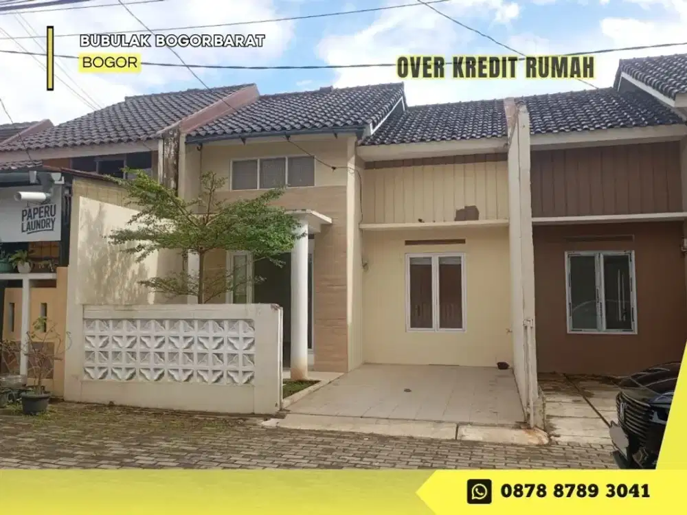 Jual Over Kredit Rumah 79JT dkt Kampus IPB di Cifor Residence Bogor