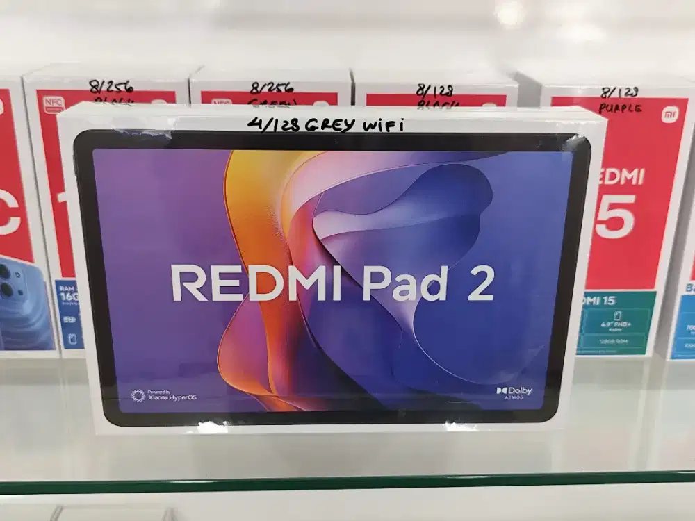 Redmi Pad 2 11 8/128 NEW,PROMO TERMURAH,FREE TUMBLER,Bisa COD