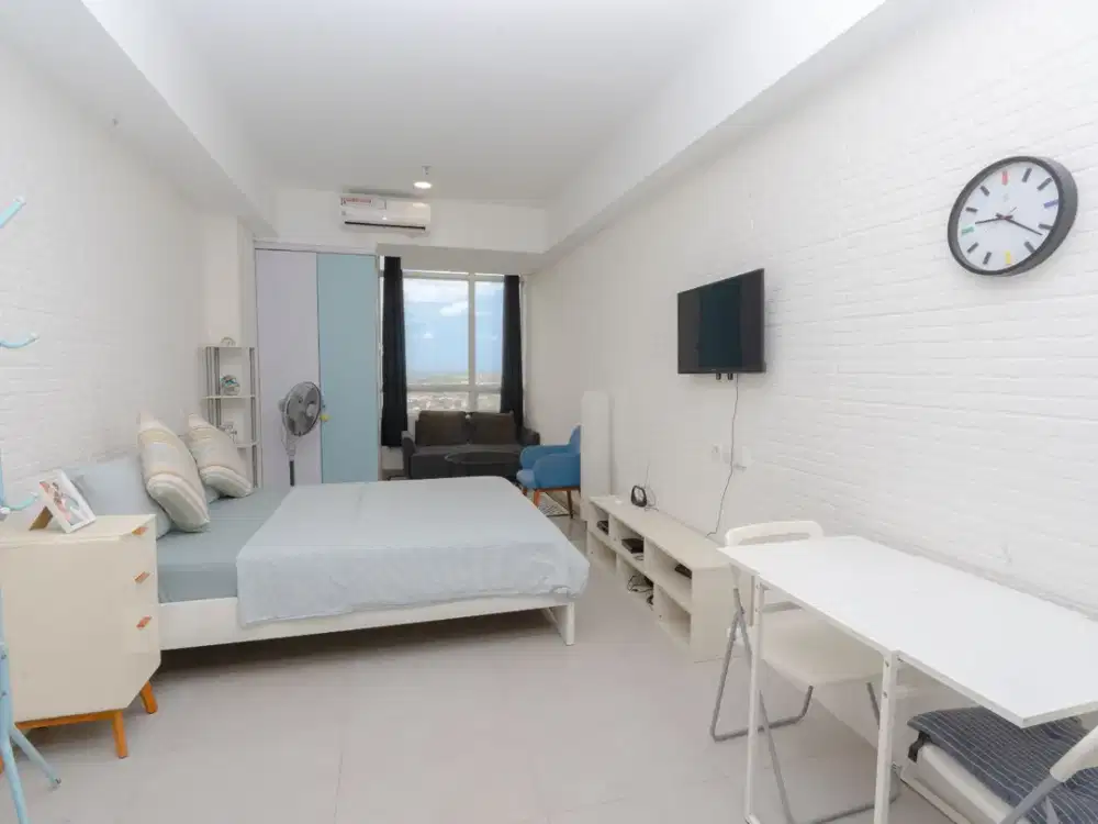 Disewakan Apartemen Skandinavia Full Furnished Lt 30 15min Bandara Soekarno Hatta Tangerang