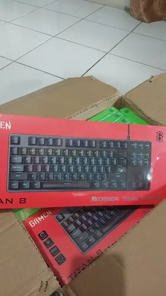 Keyboard Gamen Titan 8 Mechanical - Baru Banget