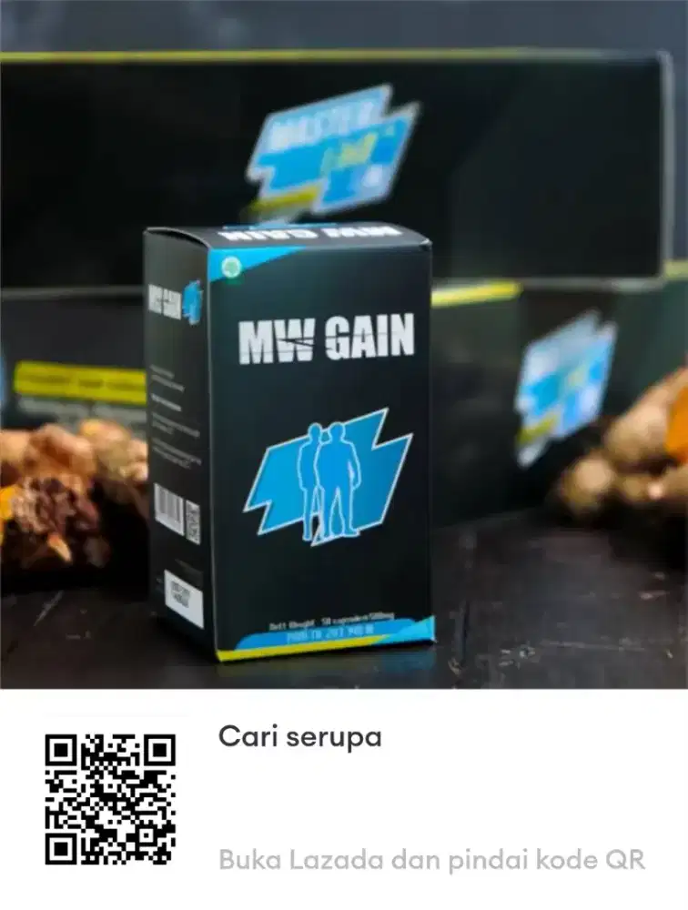 MW gain suplemen penggemuk badan ampun 100% Original