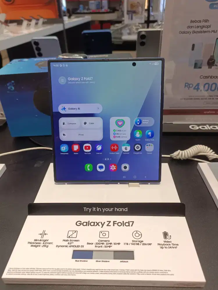 Samsung Z Fold 7 Ram 12Gb 256Gb FREE TAB A9 Bisa Cicilan Bunga 0%