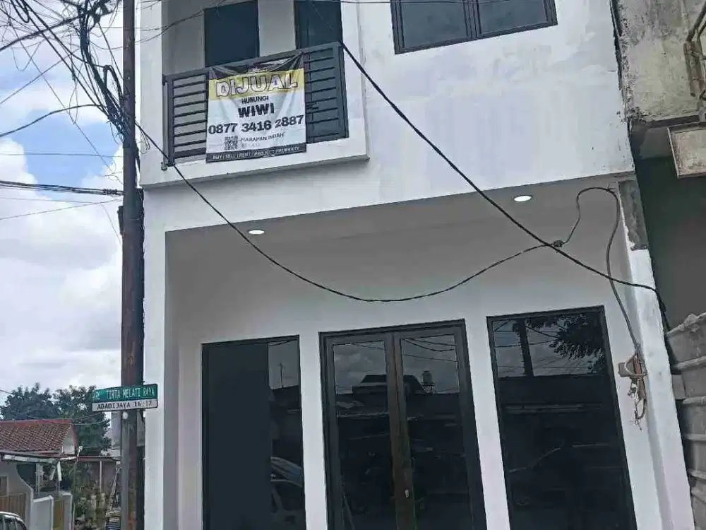 DISEWAKAN RUKO BARU LUAT TANAH 115 m2 LOKASI STRATEGIS