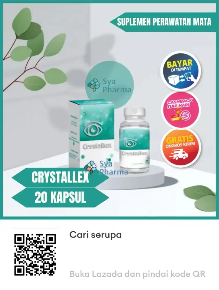 Crystallex Mata Anak 4,5-9 Tahun Rabun dan Katarak rabun