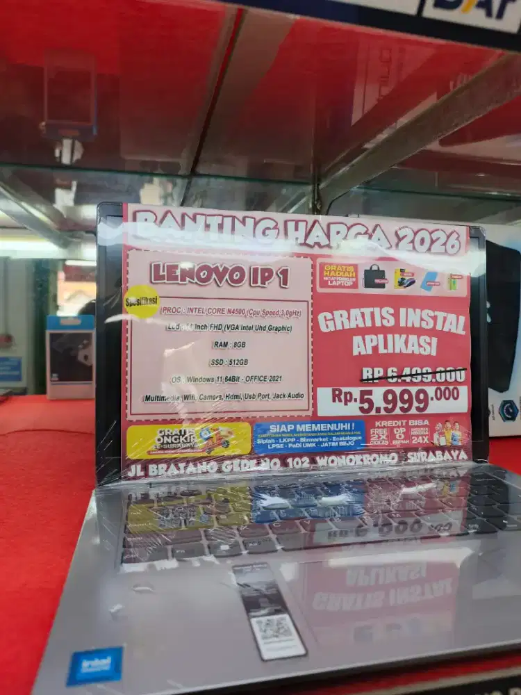 Lenovo IdeaPad 1 Cicilan Tanap Dp Free 2x angsuran