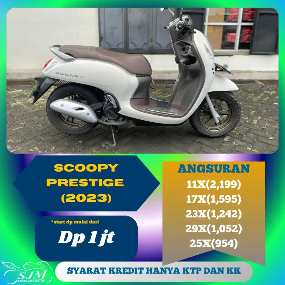 HONDA SCOOPY PRESTIGE 2023 SIAP PAKAI