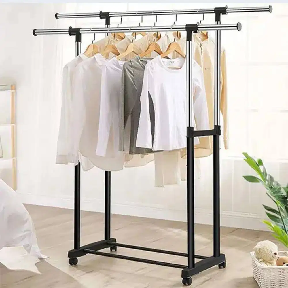 Stand Hanger Stainless / Display Gantungan Baju