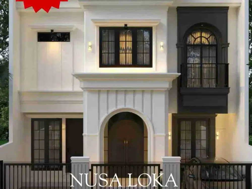rumah brandNEW cantik modern minimalis lokasi strategis di nusa loka