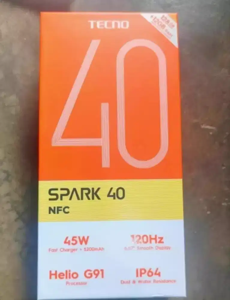TEcno spark 40 6/128gb masih segel