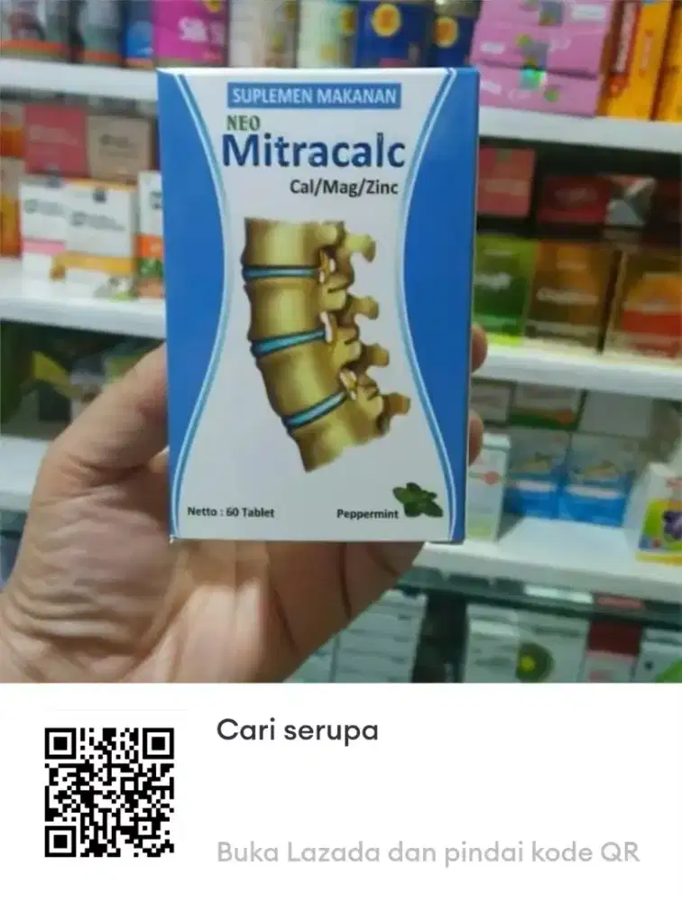 NEO MITRACALC ZINC ORIGINAL BPOM Suplemen Atasi Nyeri Tulang & Sendi