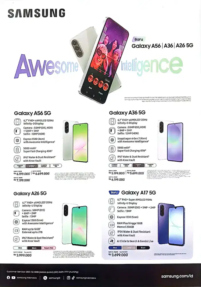 SAMSUNG GALAXY SERIES