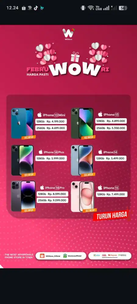 Kredit Iphone Lampung. Baru, Second Ibox, Second Ibox Tanpa Dp!