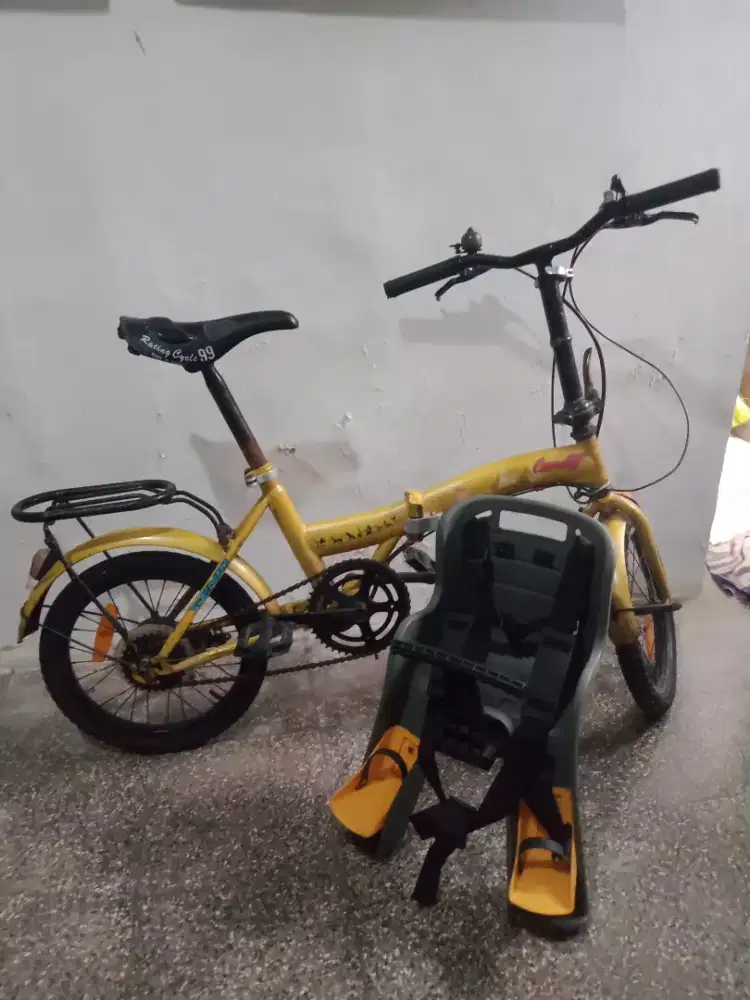 Sepeda cardif bonus otoped+jok anak