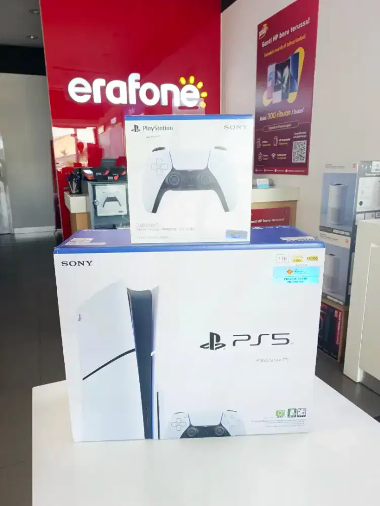 Flash sale PS 5 slim gratis 1 stik bisa kredit dan tukar tambah
