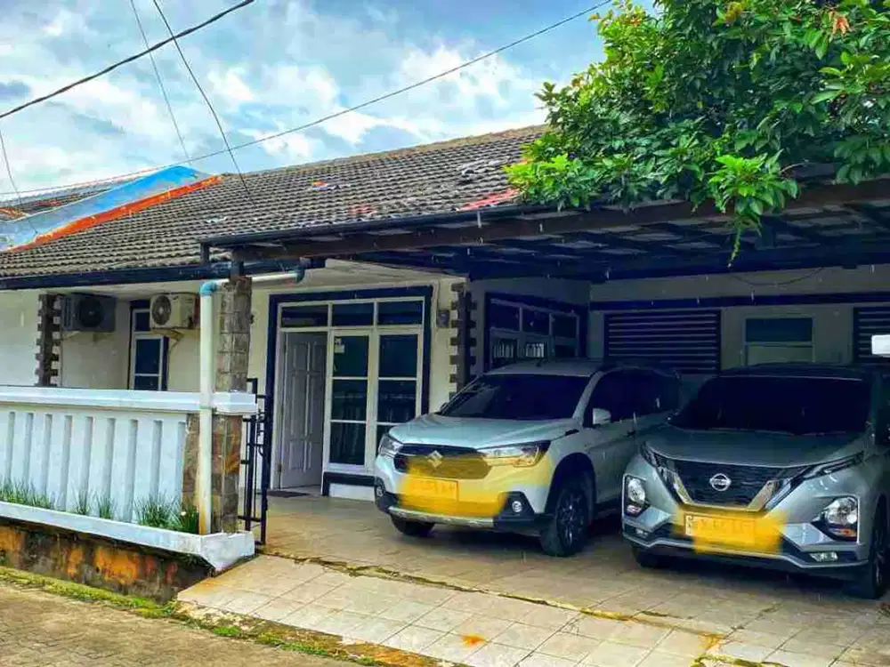 Rumah luas siap huni teduh di hankam pondok melati bekasi